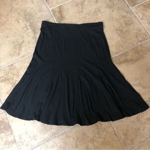 Talbots ▪️Black▪️Knit Circle Skirt -Size Large Petite